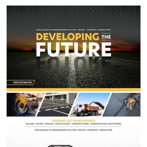 Asphalt Paving Ad Design by l.hall