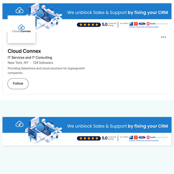 Design by Qeenan titled "Linkedin Header"