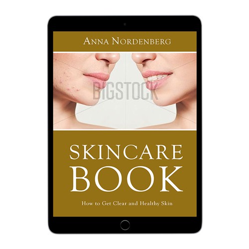 skincare book to help people with unwanted skin issues such as acne .... Design by Cascadorys