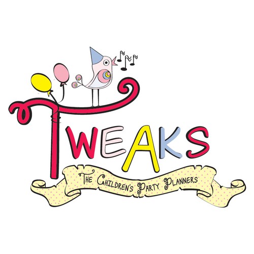 logo for Tweaks - The Children's Party Planners Design by piripal