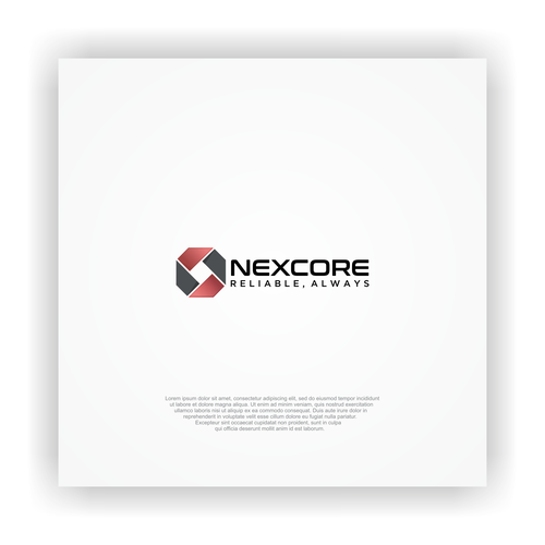 Nexcore Logo Competition Design by Kohesi design