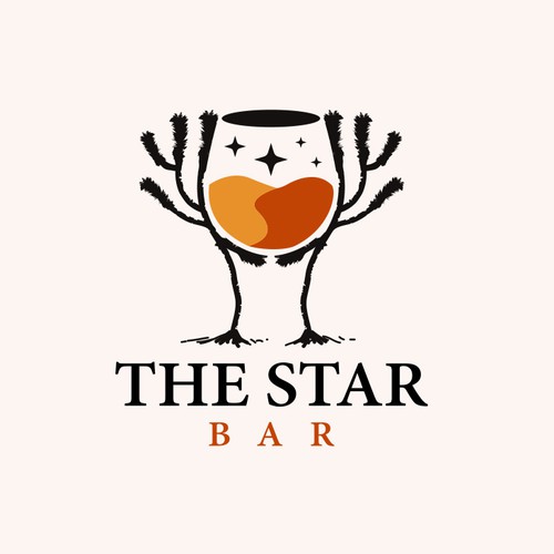 A Bar with Joshua Trees all around Design von Jacob Gomes