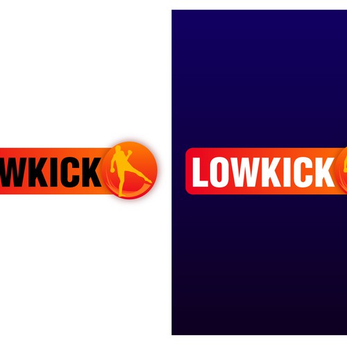 Awesome logo for MMA Website LowKick.com! Design by rintov