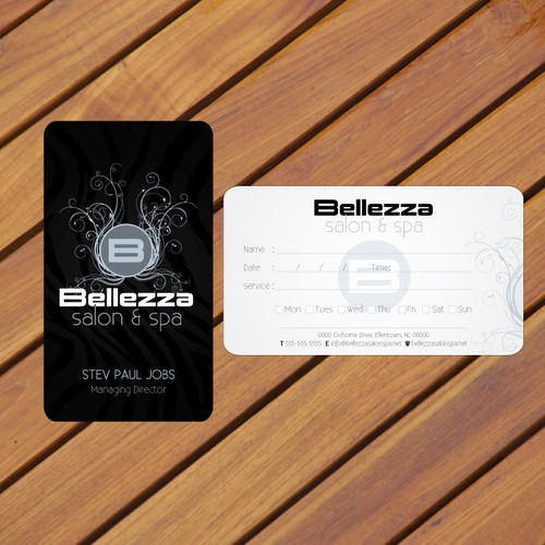 New stationery wanted for Bellezza salon & spa  デザイン by Concept Factory