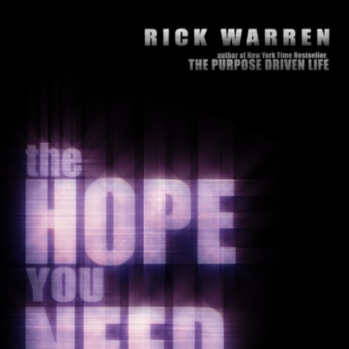 Design Rick Warren's New Book Cover Diseño de Kasey Allen
