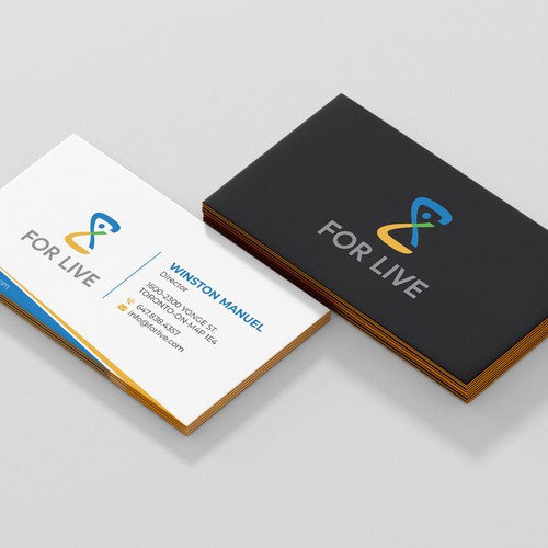 Design a suitable business card for 'For Life' Design by Birendra Chandra Das