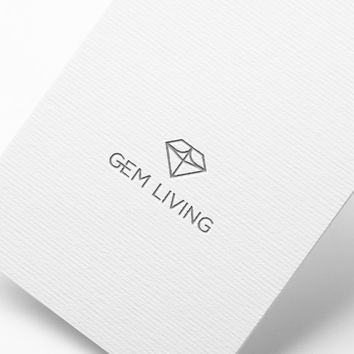 Geometrical, minimalist, modern brand design for Gem Living Design by rayhanabir ™