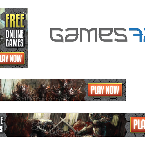 Advertising banners for an online games portal, Banner ad contest