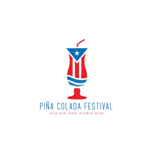 Piña Colada Festival Logo and Branding Package Design by smitadesign