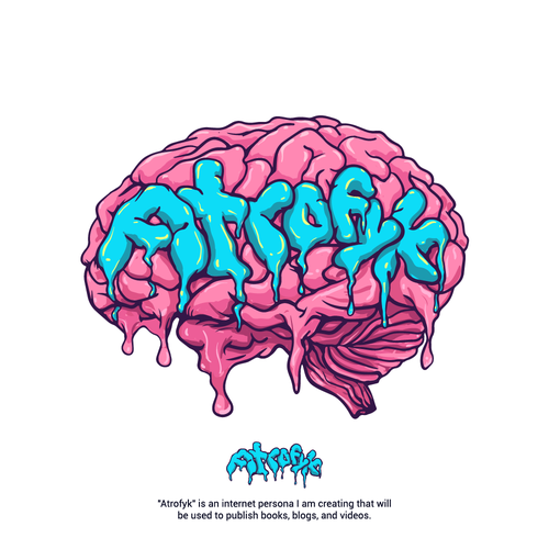 Help me melt brains with a logo representing my internet persona Design by jacondsign