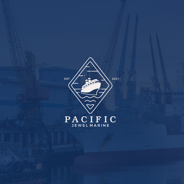 Logo for shipyard company