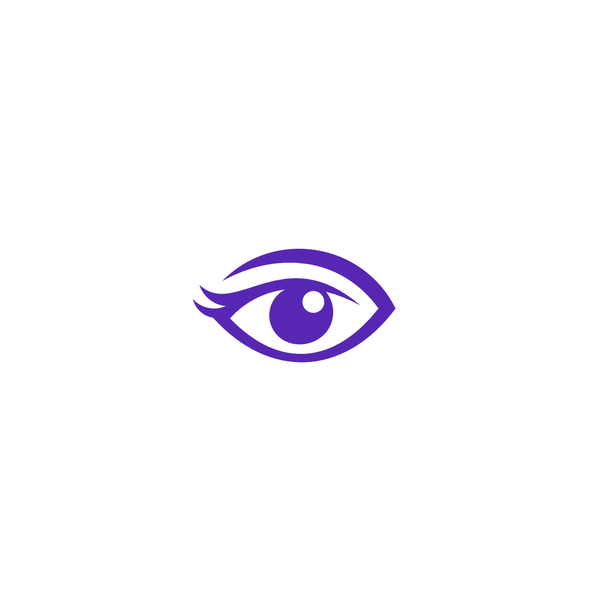 Telescope streaming platform.Design a female eye as the logo.
