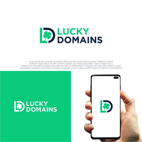 Design a logo and business card for LuckyDomains.io Design by pronine9