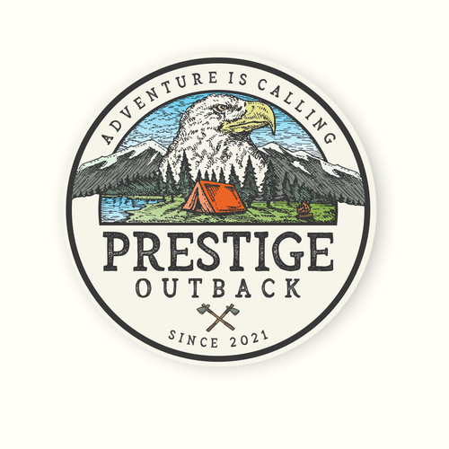 Designs Powerful Logo for Outdoor/Camping Gear Company in the USA