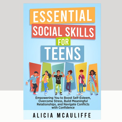 Design an engaging and creative book cover for a book on Life Skills for Teens Design by Arrowdesigns