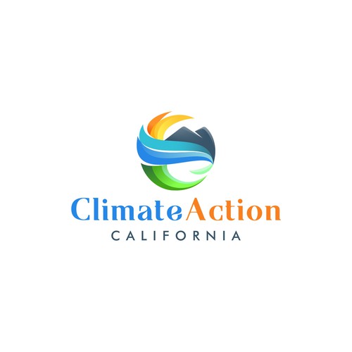 Climate Action California Logo Design by eLaeS