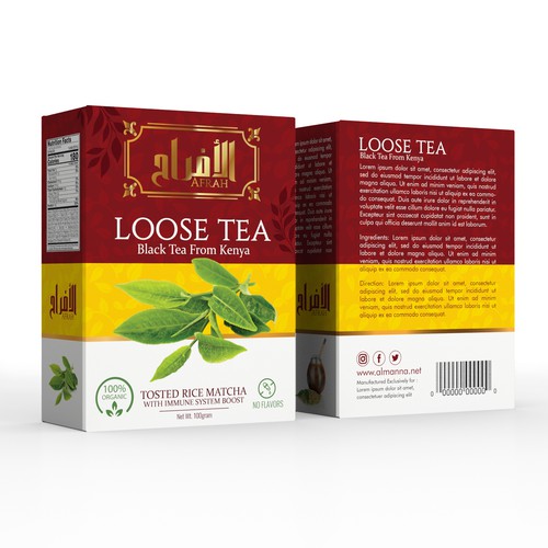 Tea Package Design Design by syakuro