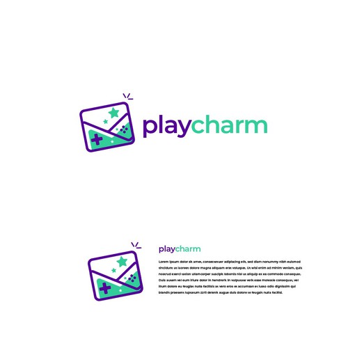 Playcharm Logo Design by @Creativemint