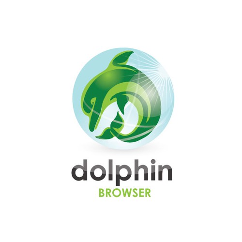 New logo for Dolphin Browser Design by kkatty