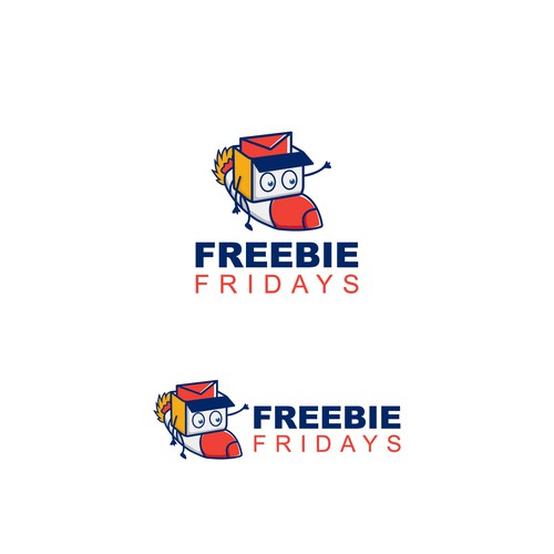 Freebie Fridays - Fun Modern Logo that grabs attention! :) Design réalisé par whelastudio