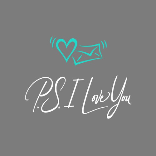 Can you make a "P.S. I Love You" logo attract people? Design by Hunny