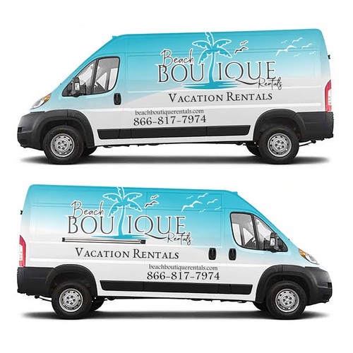 Vehicle Wrap Design for Boutique Vacation Property Rental Management Company on Anna Maria Island Design by Anugerah ilahi