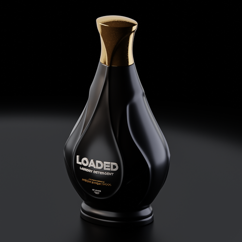 Masculine Cologne-Scented Laundry Detergent Bottle Diseño de MaisonHueco™