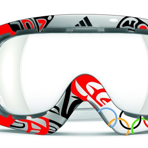 Design adidas goggles for Winter Olympics Ontwerp door raindogs