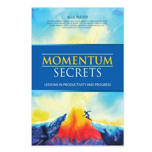 Create a cover for a book about Lessons in Productivity and Progress Design by Retina99