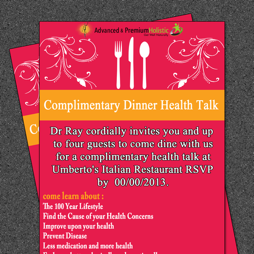 Advanced Holistic Healthcare needs a new card or invitation Design von MK-designer