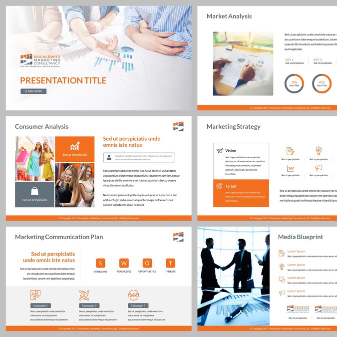 The Marketing Playbook | PowerPoint template contest