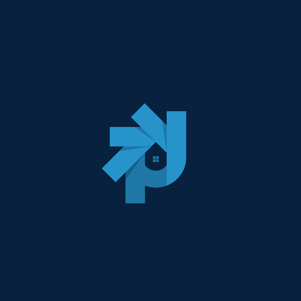 Logo concept for Property Pivot, a house flipping company.