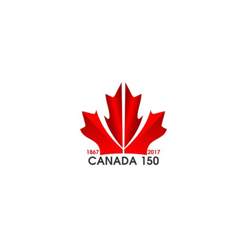 Community contest: Design Canada’s 150th birthday logo! Design by Elie_14