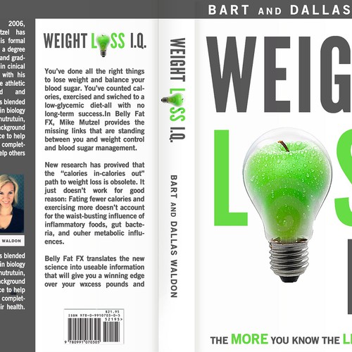 Design a creative and simple cover for weight loss book Design by Milica M.