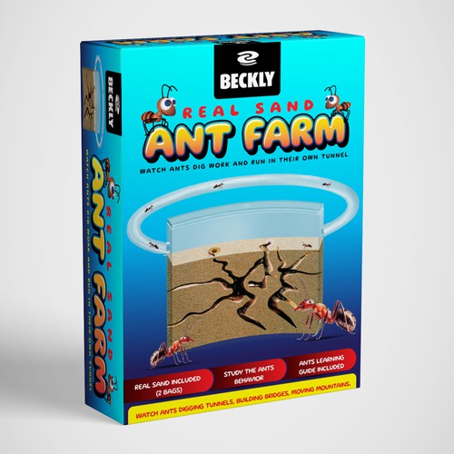 Eye Catching Ant Farm Box Design Design by • ArsyaCreativisia •