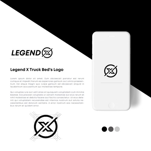 Legend X Truck Bed's Logo Design by Artismart™