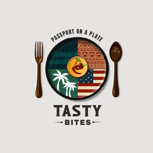 Design di Design a Bold, Soulful Logo for Tasty Bites – Caribbean Meets Southern Comfort di ads1201