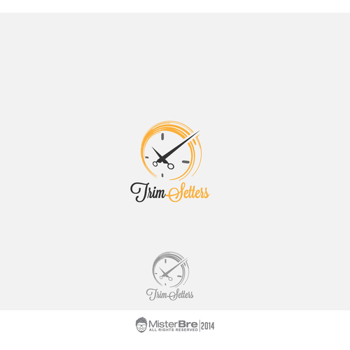 Create a self expressing logo for Trimsetters.com [hair appointment
system] Design by MisterBre