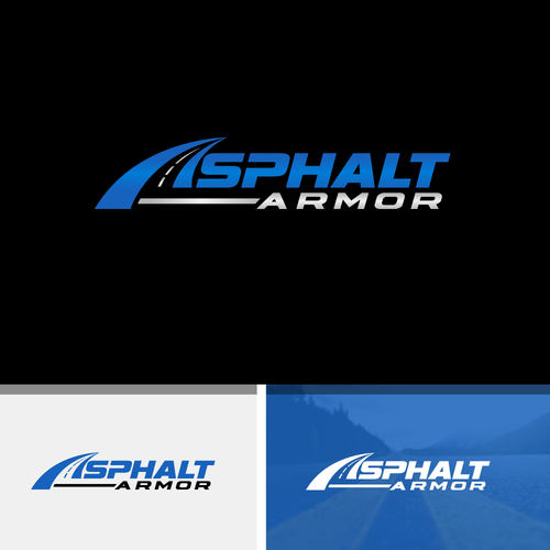 Powerful logo design for the most durable asphalt coating available Design by shadow`art