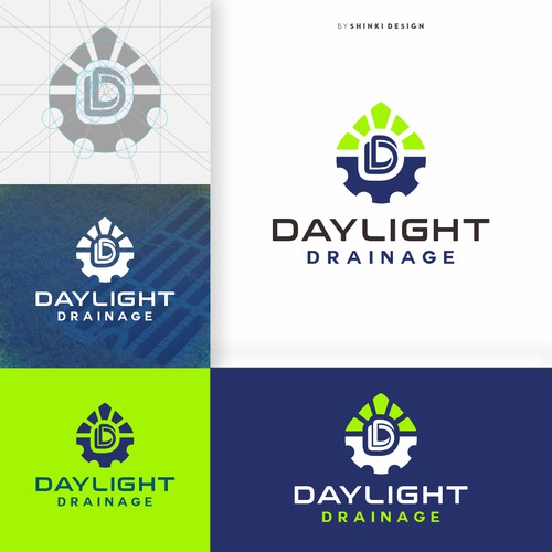 Brand launch for Drainage Services company in Pacific NW Design by Shinki design