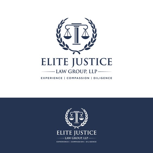 Elite Justice Law Group needs an empowering logo! Design by dot plus