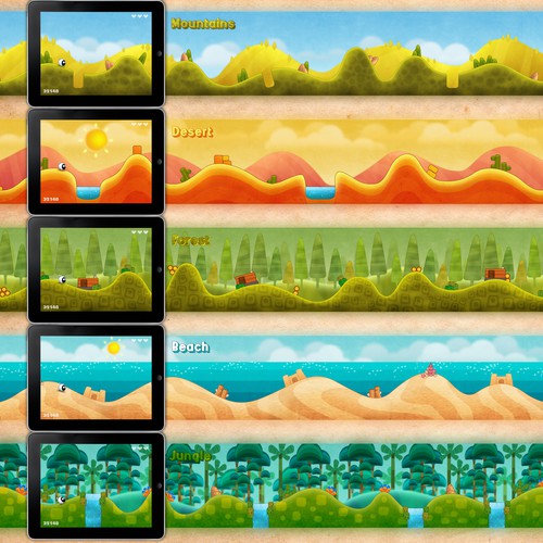 Level Screens for an iPad game needed Design by freaky