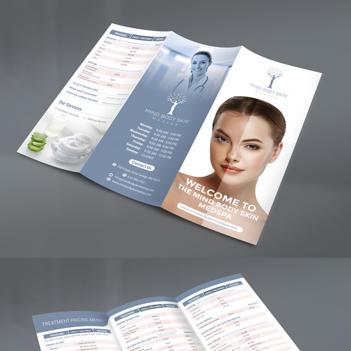 Designs | Mind Body Skin Medspa Brochure | Brochure contest