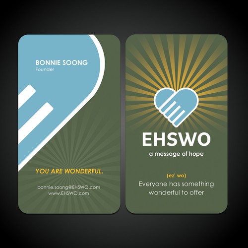 A Cool, Fun Business Card That's Not Really A Business Card - Have fun with this!!!  EHSWO.com Design by CurveSky™ ☑️