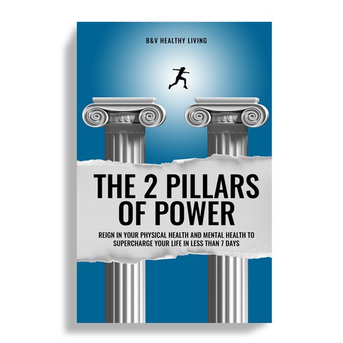 2 Pillars of Power book cover design to grab attention Design by Mr.TK