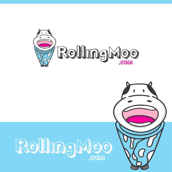 Design by fresh concept titled "fun cute moo"