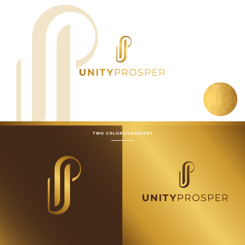 ~ LOGO  FOR REAL ESTATE FUND ~ UNITY PROSPER Design by deerlogo