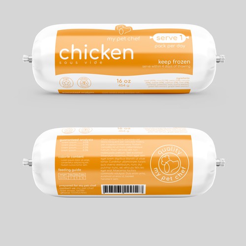 Premium Fresh Dog Food Design by Totoya