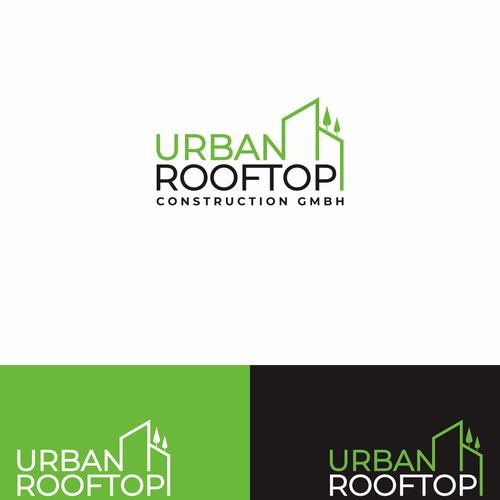 Modern roofing company logo Design by ntôþ
