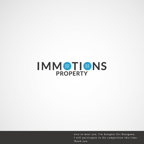 Logo IMMOTIONS PROPERTY Design by elly_hasegawa